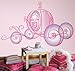 Roommates Rmk1522Slm Disney Princess Carriage Peel & Stick Giant Wall Decal