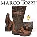 Marco Tozzi Extravaganter Winterstiefel Leder kombiniert in cigar/dunkelbraun kombiniert