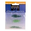 Swarovski Bicone Greens Mix, 4mm, 48pc Pkg (Pack of 1)