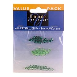 Swarovski Bicone Greens Mix, 4mm, 48pc Pkg (Pack of 1)