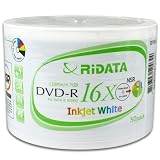 UPC 005873143779 product image for 600 Ritek Ridata 16X DVD-R 4.7GB White Inkjet Hub Printable | upcitemdb.com