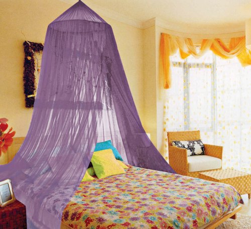 Kathy Ireland Lavender Twin/Full Canopy Bed Netting
