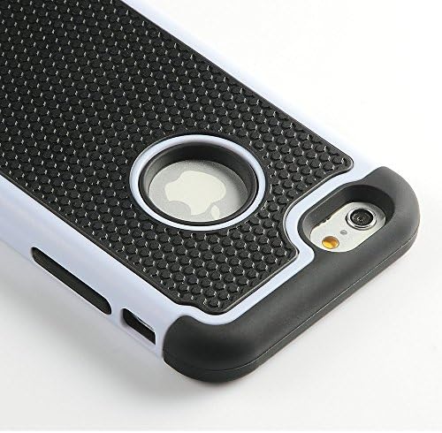 iPhone 6 Case,SUPWISER iPhone 6 4.7 Case Dual Layer Rugged Heavy Duty Impact Matte Armor Hard Hybrid Shock Absorbing Case Cover for Apple iPhone 6 4.7 Inch With Screen Protector and Stylus