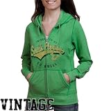 NCAA South Florida Bulls Ladies Green Swept Full Zip Hoodie Sweatshirt