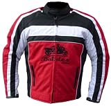 Motorrad Jacke Motorradjacke Rot Gr. L