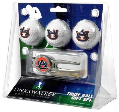 Auburn Tigers 3 Golf Ball Gift Pack W/ Kool Tool - Ncaa College Athletics