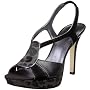 Nine West Women's Fuchsia T-Strap Platform Sandal