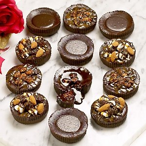 12 Chocolate Lava Cakes by David