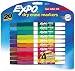 Office Products : EXPO 86679 Sanford EXPO Low Odor Dry Erase Markers, Fine Point, Assorted, 20/Set