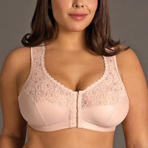 Glamorise Soft Shoulder No Wire Front-Close Bra