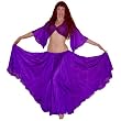 Purple Silk Full Circle Skirt