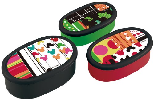 ミッキーマウス(Modern) シール容器3Pセット SRS3S