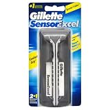Gillette Sensor Excel Razor With 2 Replacement Sensor Excel Cartridges and 1 Replacement Sensor3 Cartridge