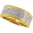 14K Yellow Gold Diamond Ring/Band - 0.37 Ct.