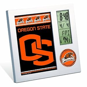 NCAA Oregon State Beavers Digital Desk Clock