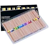 Solabela&reg; 36 Bi-Color Colored Pencils 72 Vibrant Colors. Cedar Wood Barrels