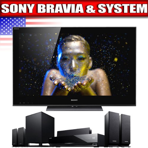 Sony KDL40NX700 40-inch 1080p 120Hz LED Edge-lit LCD HDTV + Sony BDV-E570 Blu-ray Disc Player Home Entertainment System, Black