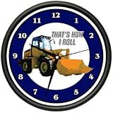 FRONT END LOADER Wall Clock construction attachments tractor farming gag gift