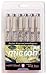 Sakura 1/4 Milli Meter Pigma Micron Pen Set #01, 6 Per Package-Black, Red, Blue, Green, Brown, Purple