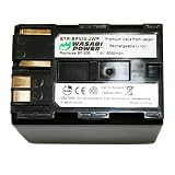Canon ZR50MC, ZR65MC, ZR70MC - Replacement Battery (Premium Japanese Cells, 6000 mAh, 5-YR Warranty) (by Wasabi Power®)