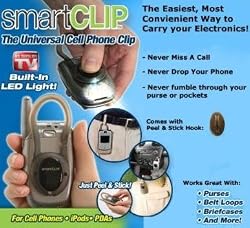 Smart Clip SmartClip Universal Cell Phone Clip W/ LED Light by Ontel