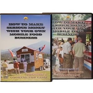 2 DVD SET (How to Make Serious Money with Your Own Mobile Food Business) Cooking for Cash+ Money Making Marketing)