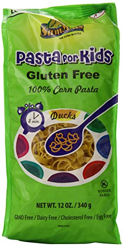 Sam Mills Pasta for Kids, Ducks, Gluten Free, 12-Ounce Bags (Pack of 12)