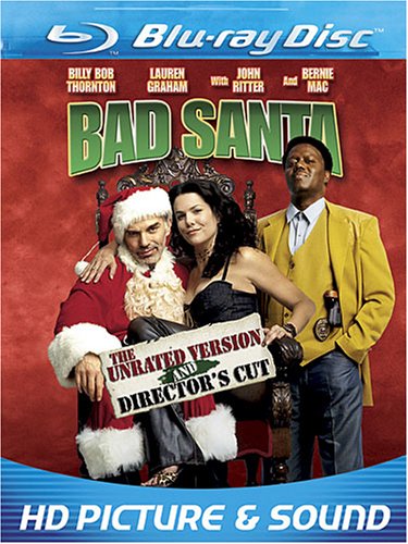 Cover art for  Bad Santa (Unrated Version + Director's Cut) [Blu-ray]