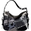 AUTHENTIC COACH TONAL PATCHWORK ZOE 12901 (Black)