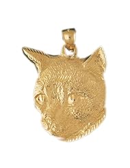 CleverEves 14K Gold Pendant Cat 12.3 - Gram(s)