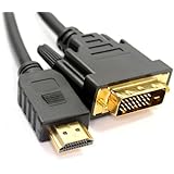 DVI D 18+1 Masculino A HDMI Digital Vídeo Cable Cable Oro 2 m