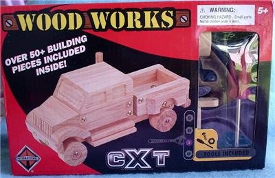 Wood Works Wooden Model Truck Kit
