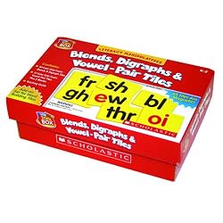 Blends, Digraphs & Vowel Pair Tiles, K-2
