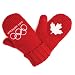 Sporting Goods : Vancouver Canada 2010 Winter Olympic Red Mittens, Size S/M, Brand New with Tags