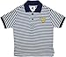 Creative Knitwear West Virginia University Mountaineers Striped Polo Shirt by