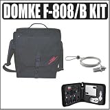 Domke F-808 Messenger Bag Camera Bag (Black) w/ Laptop Insert and Accessory Kit