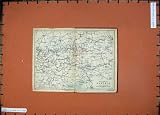 1929 COLOUR MAP AUSTRIA INNSBRUCK GRAZ MUNCHEN LINZ