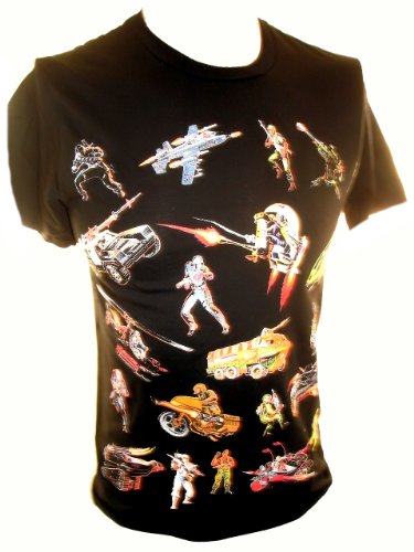  G.I. Joe Mens T-Shirt - Collage of Classic Toy Art Images GI Joe