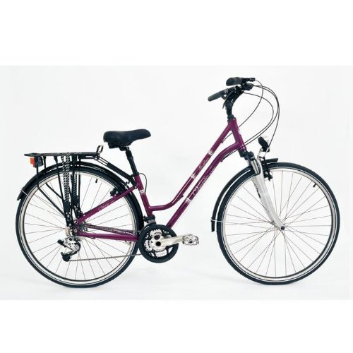 Verso Ladies Torino 27-Speed Trekking Bike (Wineberry, 17-Inch)