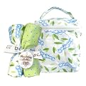 Trend Lab Caterpillar Bottle Bag and Burp Cloths - Set of Four