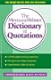 The Merriam-Webster Dictionary of Quotations