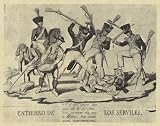 Spanish copper engraver beginning of the 19th Century (Militia soldiers bury the servile or reactionaries) - 13