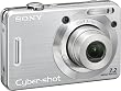 Sony Cybershot DSCW55 7.2MP Digital Camera with 3x Optical Zoom (Silver)
