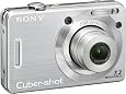 Sony Cybershot DSCW55 7.2MP Digital Camera with 3x Optical Zoom (Silver)