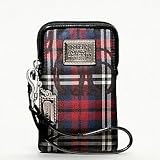 コーチ　携帯　カメラ iPhone etc　ポピー　タータン　ユニバーサルケースCoach POPPY TARTAN UNIVERSAL CASE コーチ 携帯ケース