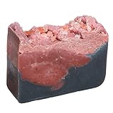 Himalayan Pink Salt Bar Soap Bar with Rose (Everest) (4 Oz)- Handmade Organic with Essential Oils. Natural Moisturizing Body Soap for Skin and Face. With Shea Butter, Coconut Oil, Natural Glycerin