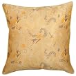 Decorative Handmade Silky Gold Cushion Cover / Pillow Sham - Chinese Dragon Design