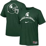 Nike Michigan State Spartans Green Practice T-shirt