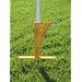The Original Umbrella Stand - Use Anywhere, Sand or Grass, Easy to Use, Yellow with Thumbscrews