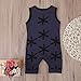 Infant Baby Boys Girls Sleeveless Romper Basic Solid Color One-Piece Jumpsuit (Navy, 12-18M)